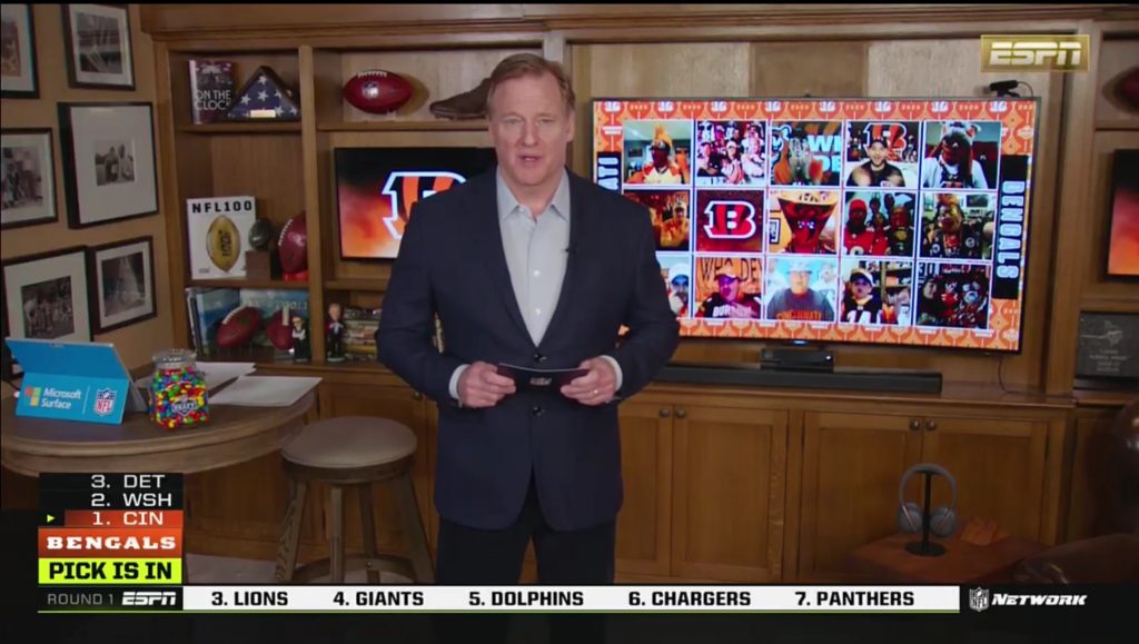 Surface Studio, Pro, Teams, and more, Microsoft's products were on showcase during yesterday's NFL Draft - OnMSFT.com - April 24, 2020