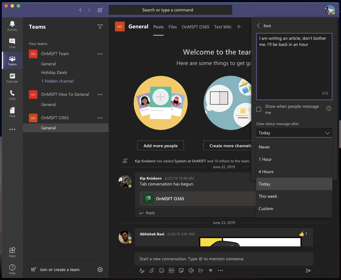 Top 5 ways to customize Microsoft Teams to make it your own - OnMSFT.com - April 7, 2020