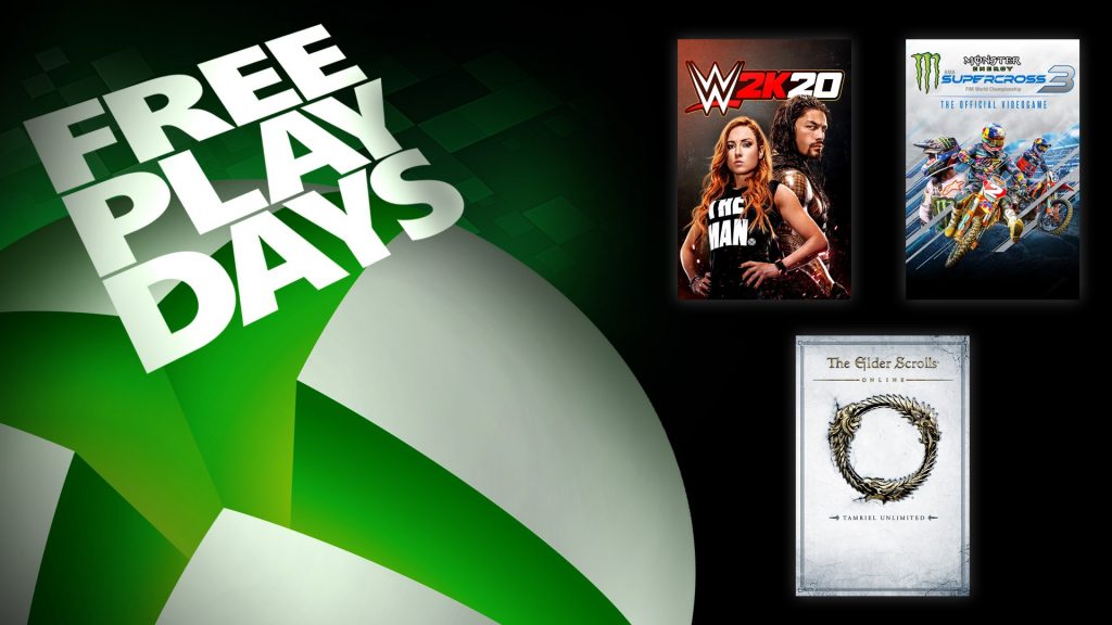 WWE 2K20, The Elder Scrolls Online, and Monster Energy Supercross 3 are free to play with Xbox Live Gold this weekend - OnMSFT.com - April 2, 2020