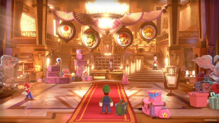 Luigi mansion Microsoft Teams backgrounds