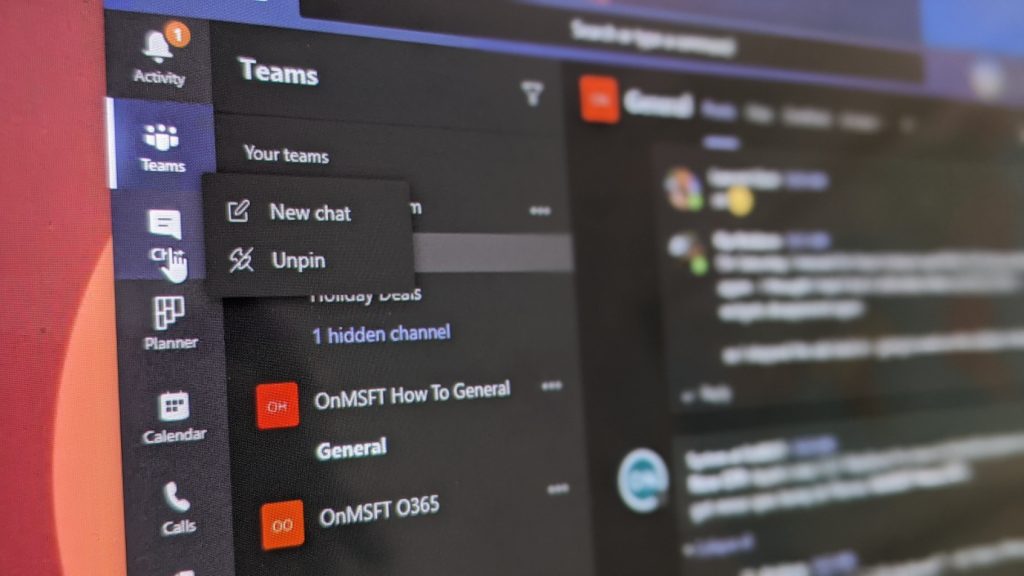 How to rearrange items and pins in the Microsoft Team sidebar for a more custom look - OnMSFT.com - May 4, 2020