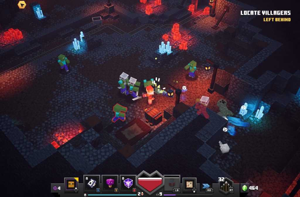 minecraft dungeons release date nintendo switch