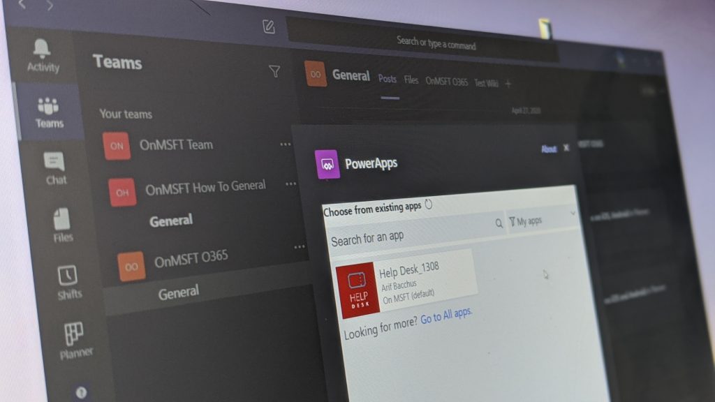 How to add Power Apps to Microsoft Teams to improve your small business workflow capabilities - OnMSFT.com - June 29, 2020