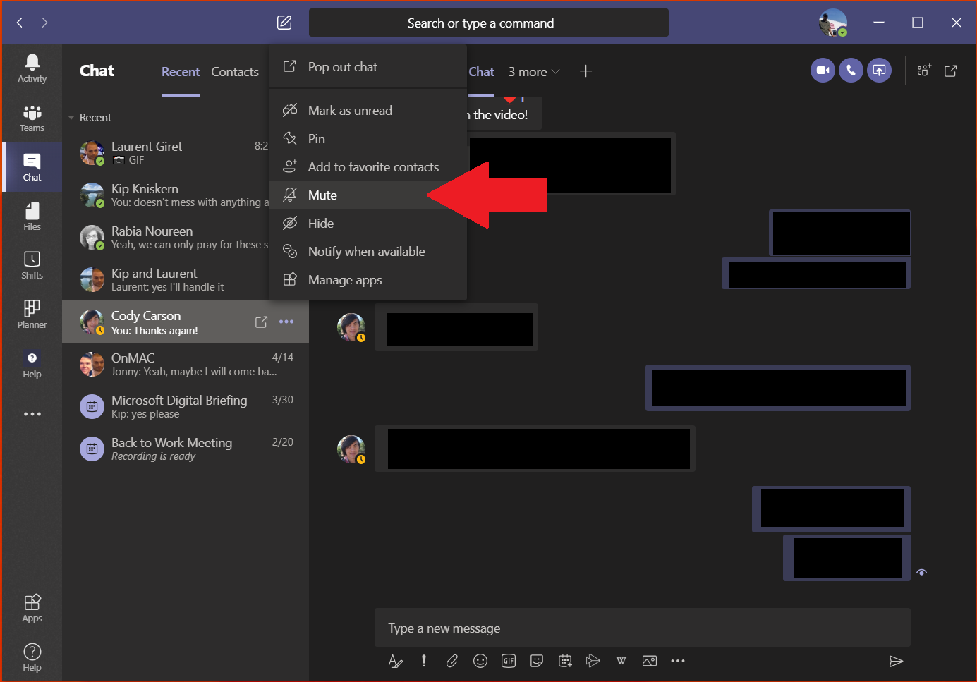 How to delete a chat in Microsoft Teams - OnMSFT.com How to delete a chat in Microsoft Teams - OnMSFT.com