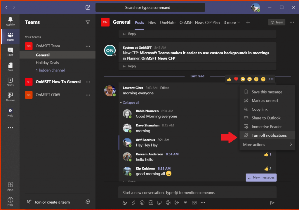 How to manage notifications in Microsoft Teams and not get annoyed