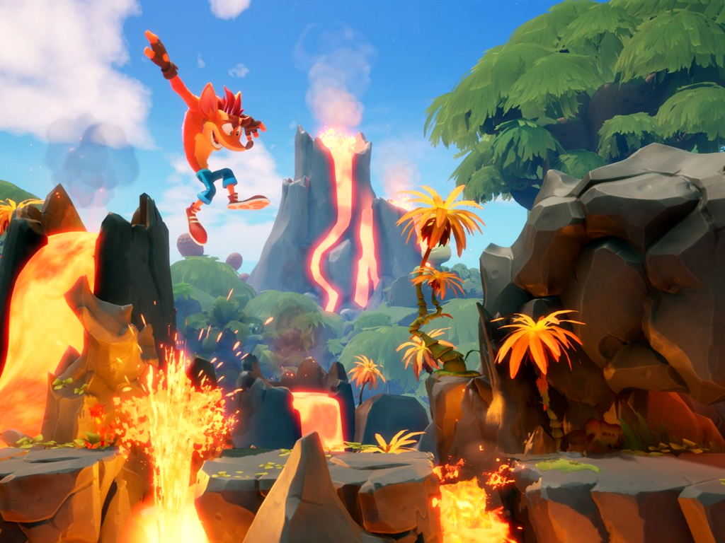 Crash bandicoot 4: it's about time video game on xbox one and xbox series x