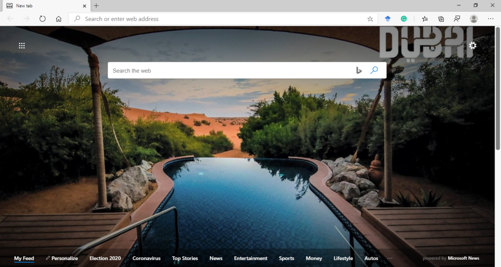 Microsoft Edge Canary And Dev Now Lets You Use Your Own Background