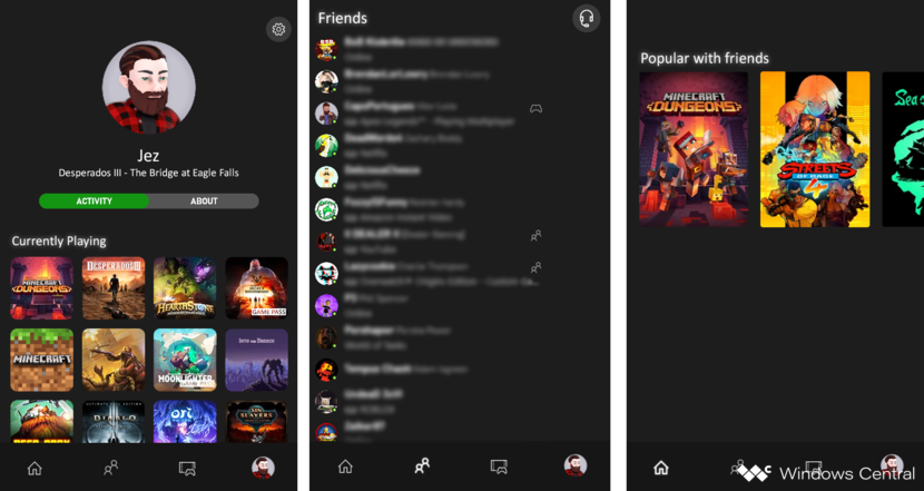 Xbox app for mobile