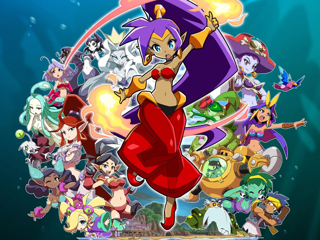 Shantae and the Seven Sirens video game on Xbox One.