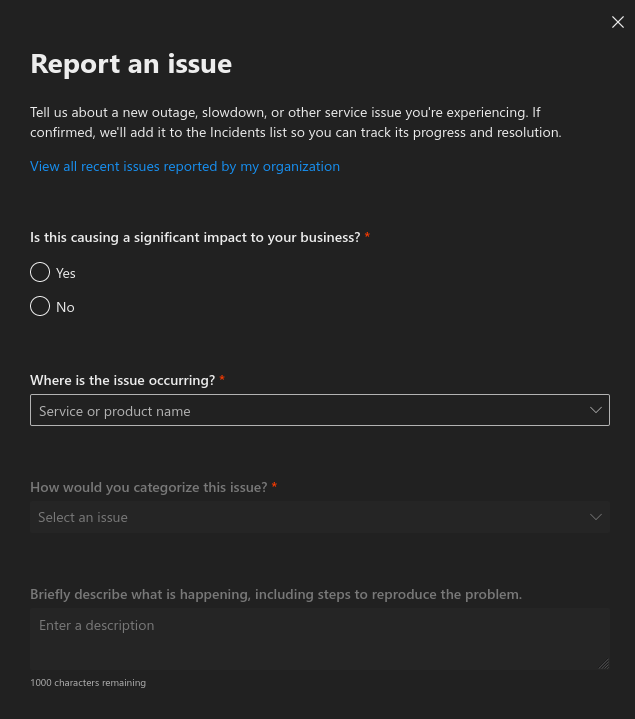 How to view and report Office 365 service advisories using the admin centre - OnMSFT.com - July 8, 2020