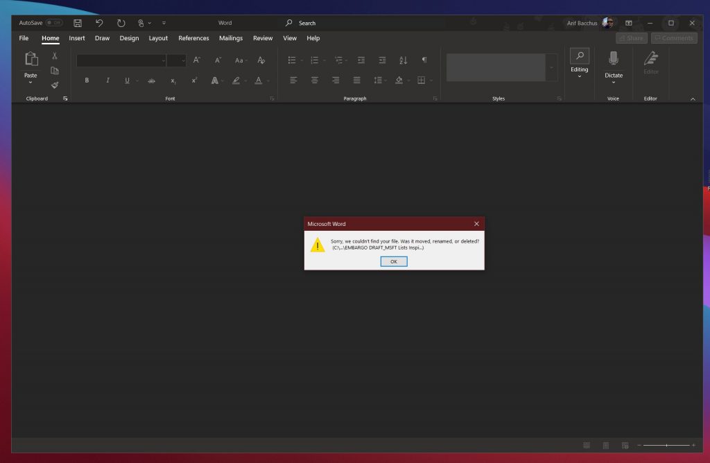 Error