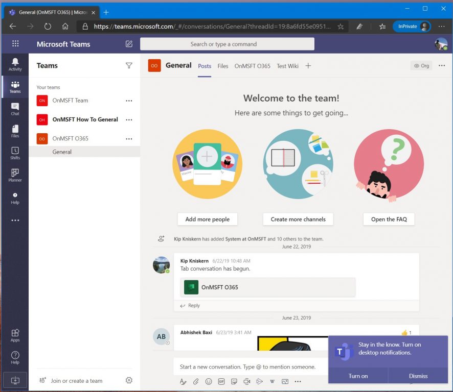 microsoft teams app free