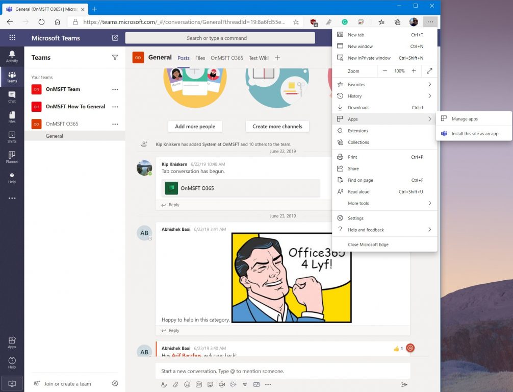 How to open multiple Microsoft Teams channels in separate windows - OnMSFT.com - July 1, 2020