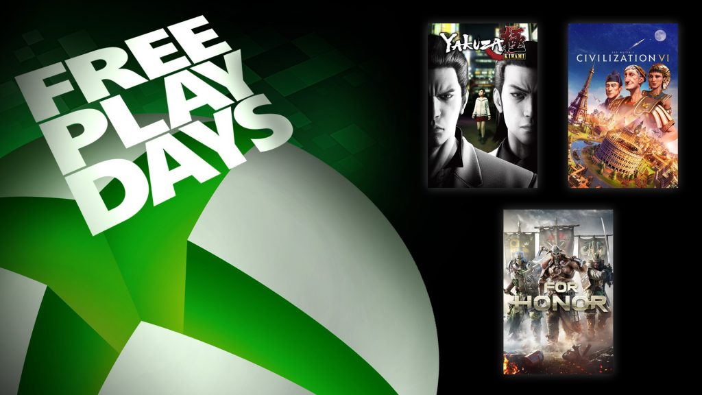 Yakuza Kiwami, Sid Meier’s Civilization VI, and For Honor are free to play with Xbox Live Gold this week-end - OnMSFT.com - July 23, 2020