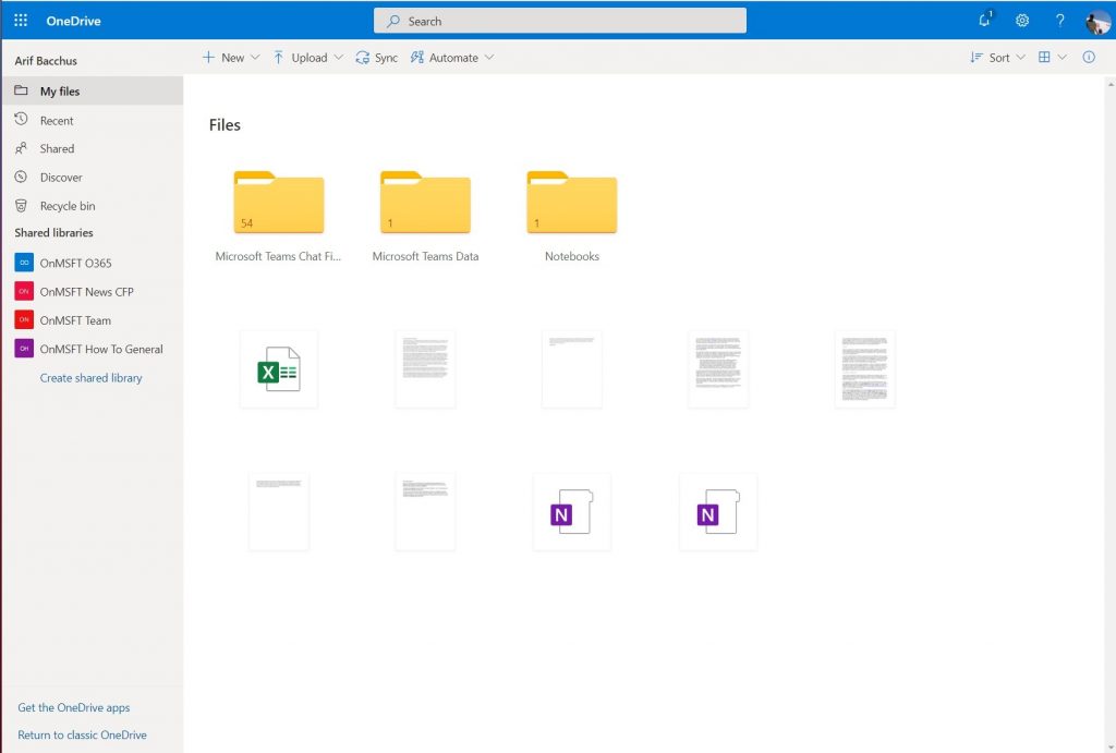 Quick Start guide to OneDrive in Microsoft 365 - OnMSFT.com - July 27, 2020