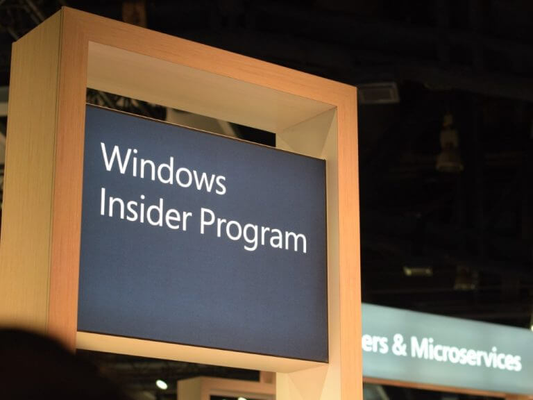 Windows insider program sign