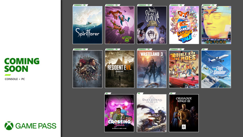 Xbox Game Pass August 2020 Update