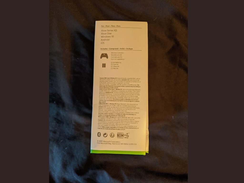 Leaked Next Gen Xbox Controller Packaging With Xbox Series S Mention