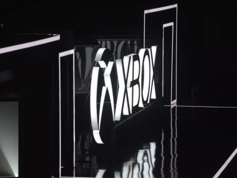 Xbox logo onstage