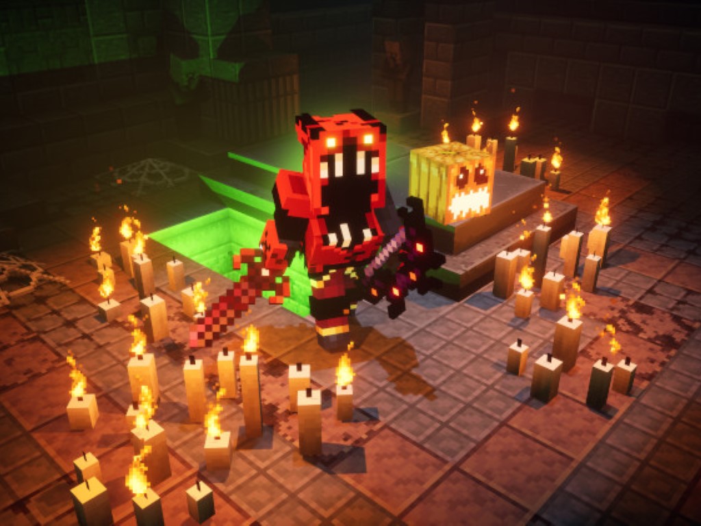 Minecraft Dungeons Halloween Hero Screenshot (custom)