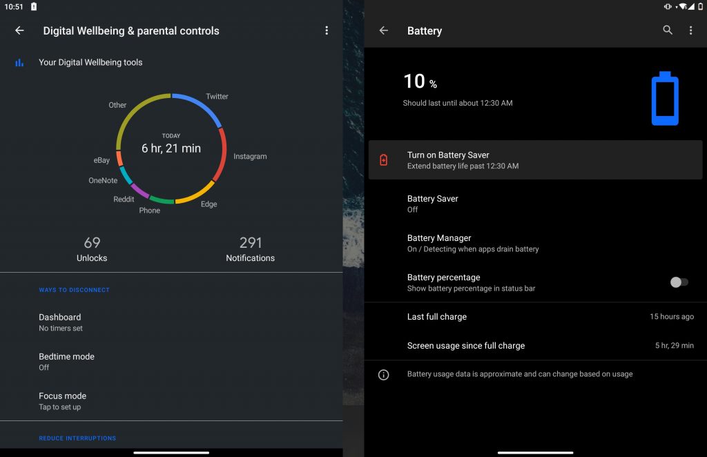 Surface Duo Battery Life