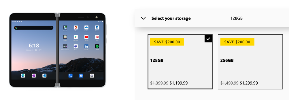 Surface Duo Discount Microsoft Store