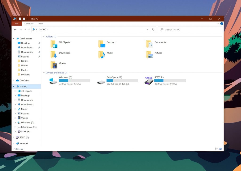 mac file explorer for windows 10