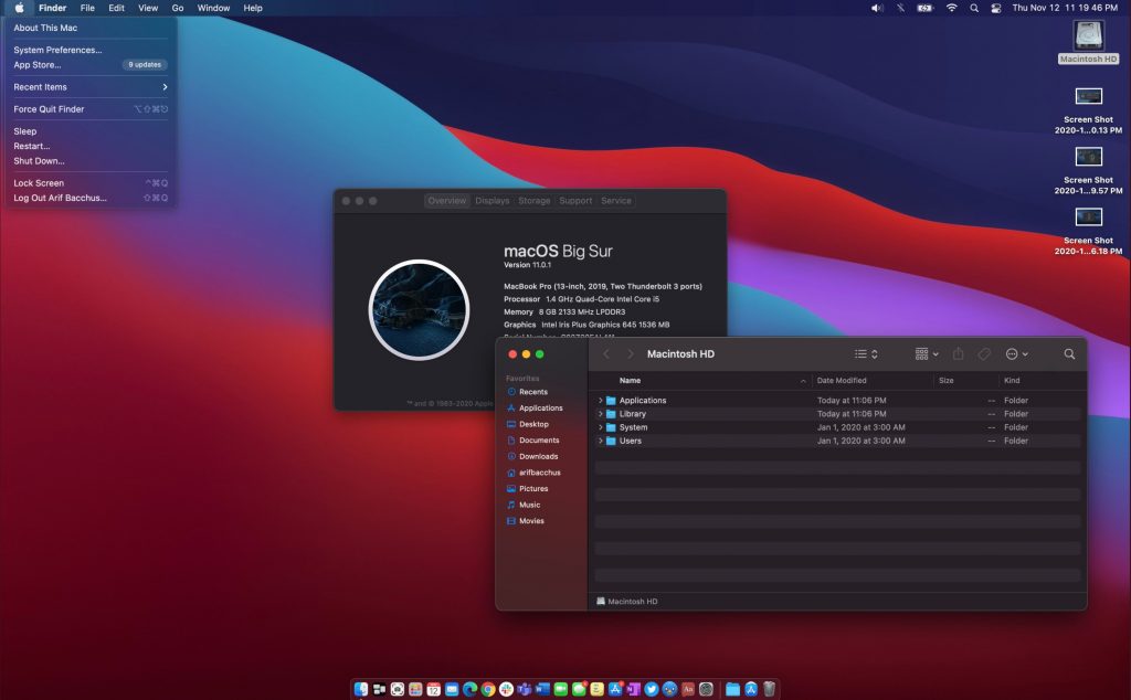 Mac Os Big Sur Desktop