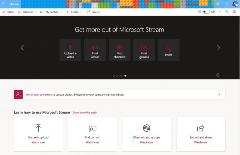 Microsoft Stream Main