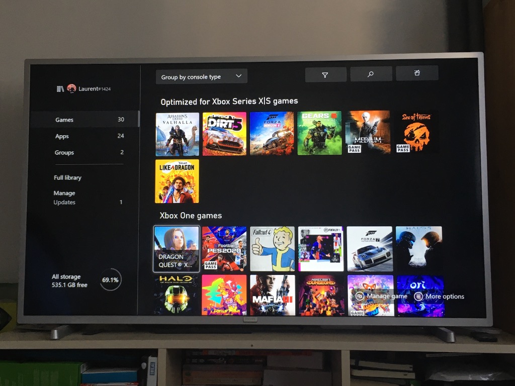 Xbox Series X My Games And Apps