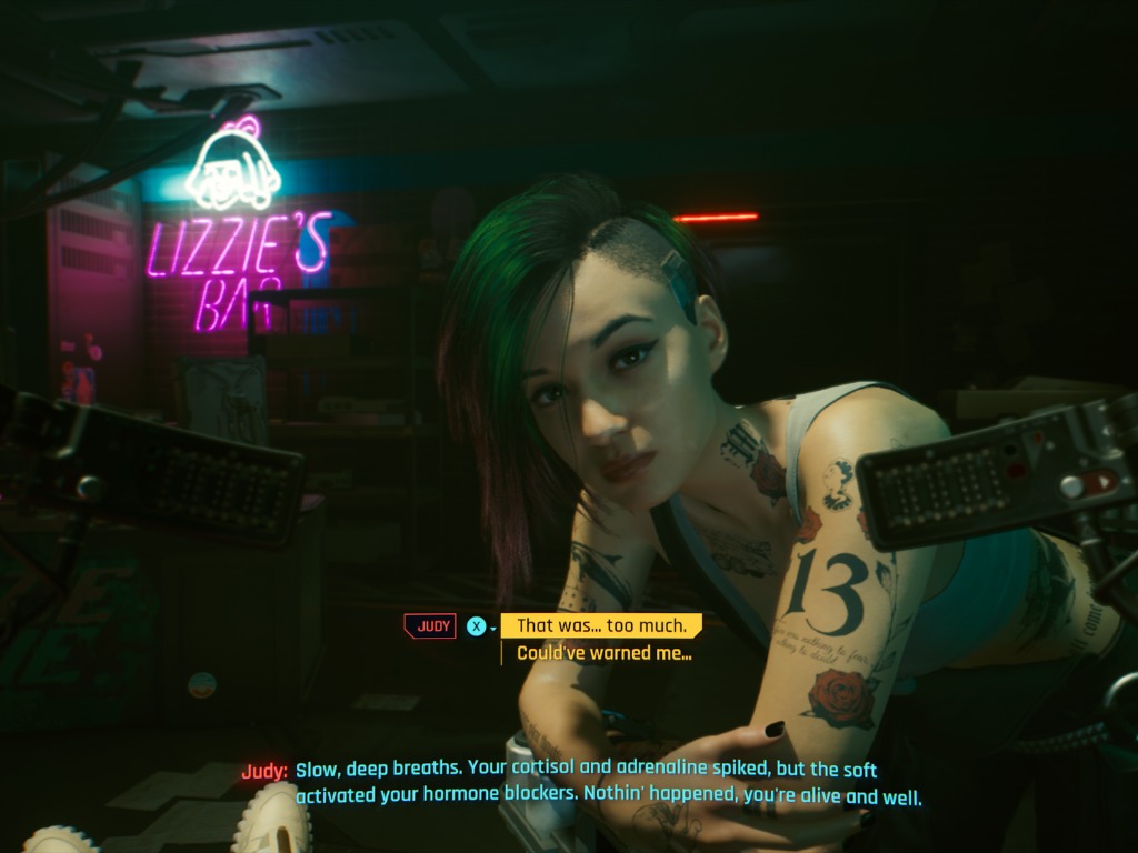 Cyberpunk 2077 Judy The Braindance Editor