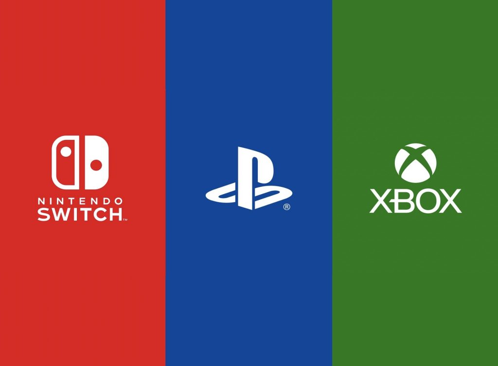 Nintendo Switch Playstation Xbox Logos