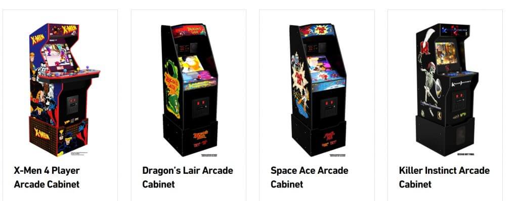 Arcade1Up cabinets