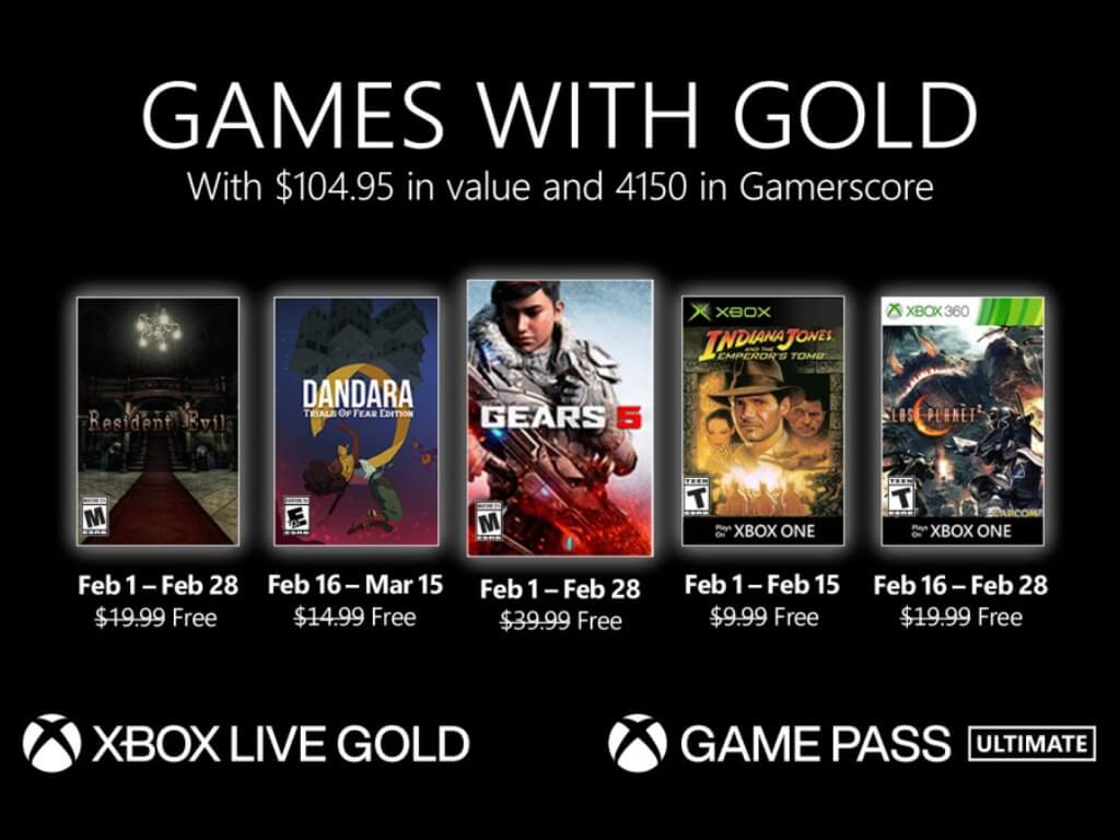 Games With Gold February 2020