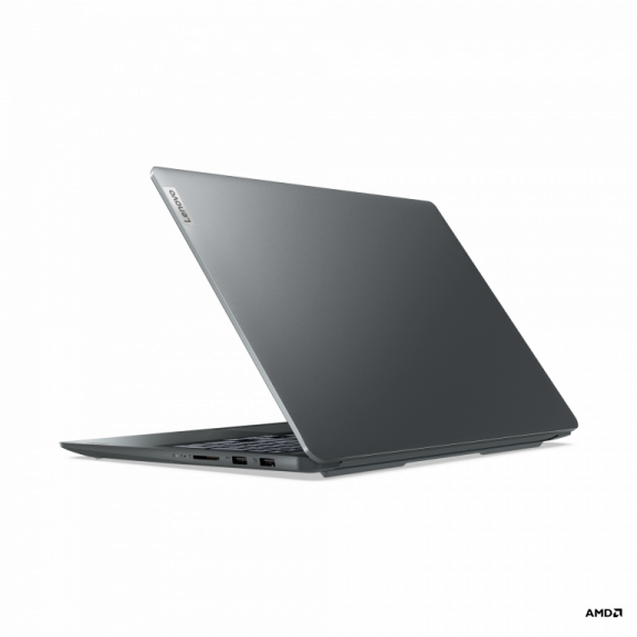 Lenovo Ideapad 5 Pro Amd Rear Facing Left Storm Grey