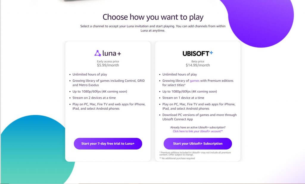 Luna game streaming services goes live (no invite required