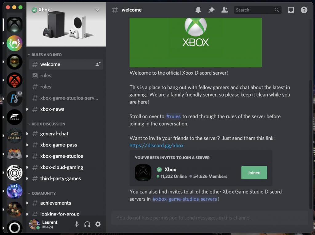 Xbox Discord server