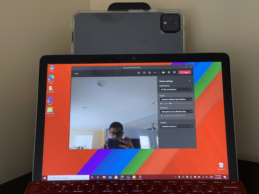 How to use your Android phone as a webcam in Microsoft Teams on Windows 10 - OnMSFT.com - February 15, 2021
