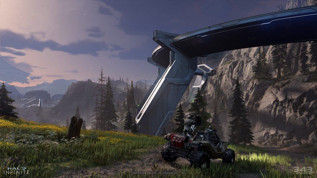 Halo Infinite Campaign Zeta Halo With Warthog