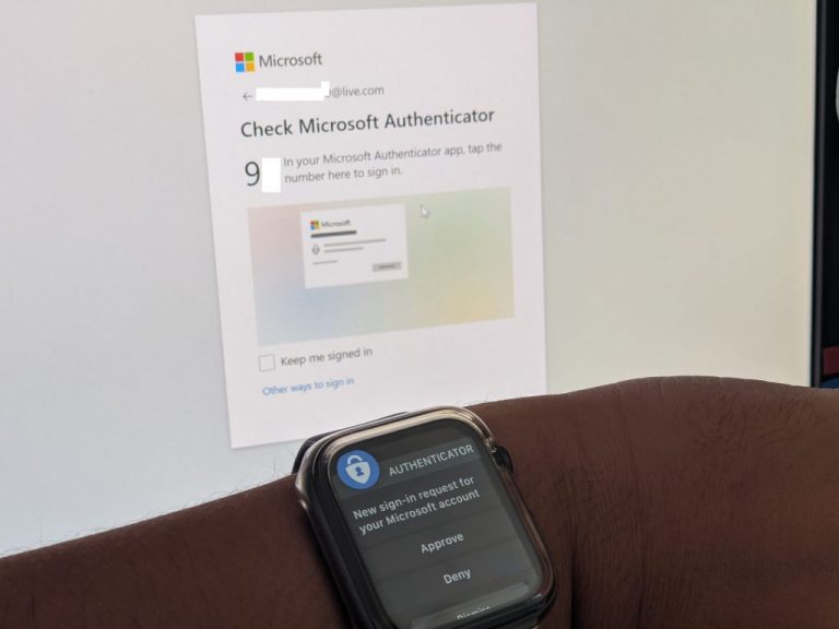 Microsoft authenticator apple watch