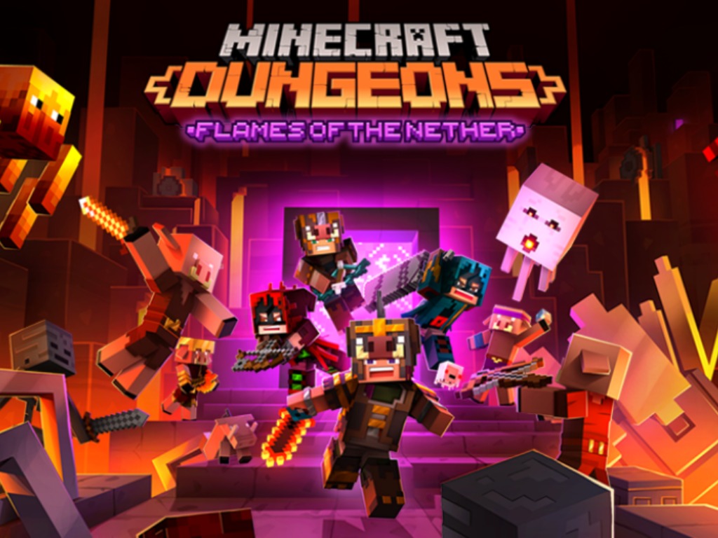 Minecraft Dungeons is getting free content update and new Flames of the Nether DLC this month - OnMSFT.com - February 8, 2021