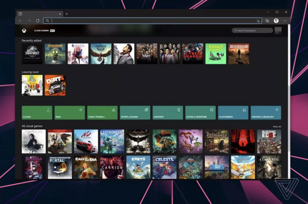 Xbox Cloud Gaming On The Web