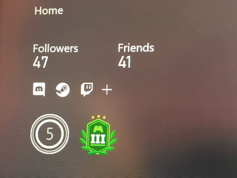 Xbox Profile Linked Account