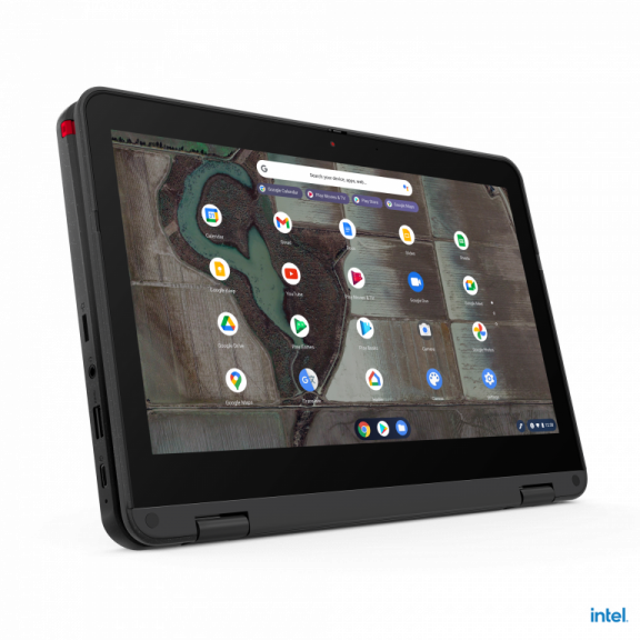 16 Chromebook 500e Hero Tablet Horizontal Front Facing Right