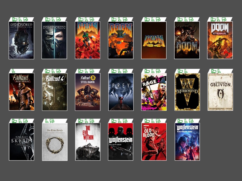 20 Bethesda games will be playable with Xbox Game Pass starting tomorrow - OnMSFT.com - March 11, 2021