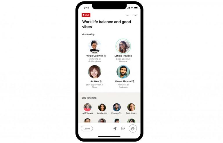 Microsoft'S Linkedin Is The Latest Service To Experiment With A Clubhouse-Like Audio Broadcast Feature - Linkedinvoiceroomsmockup Linkedin voice rooms mockup provided by linkedin via techcrunch