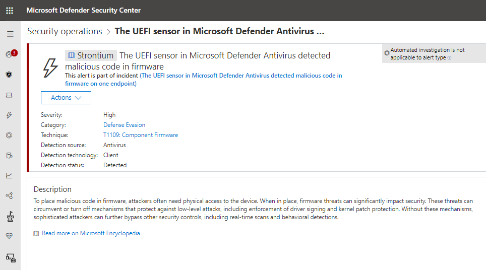 Microsoft Defender ATP gets new UEFI scanner - OnMSFT.com - June 17, 2020