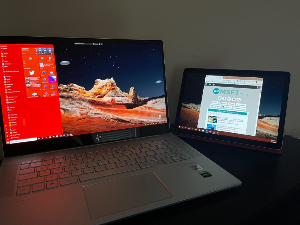 How to use a Surface Pro or laptop as a second monitor - OnMSFT.com - February 1, 2021