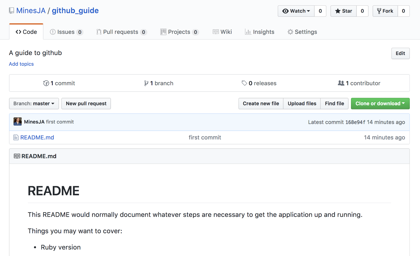 Github Readme