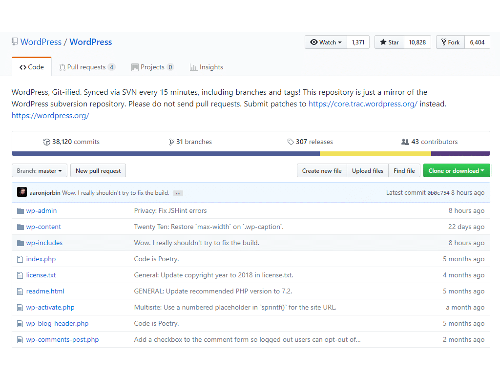 Wordpress Github Example